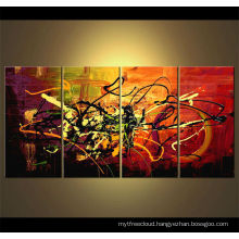 Wholesale Abstract multi-panel Oil Painting,Framed